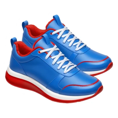  blue upper inspired by Sonic’s fur, with red accents that reference his classic shoes. White details (like stripes, midsoles, or logos) add contrast and keep the design clean. The silhouette is sporty and lightweight, suggesting speed, often with streamlined panels and a low-to-mid cut. sticker