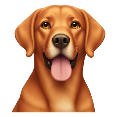 Fox red Labrador sticker