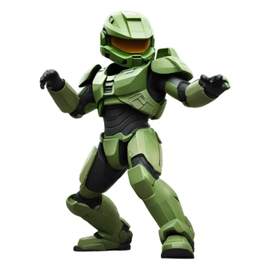 Master chief dancing  sticker