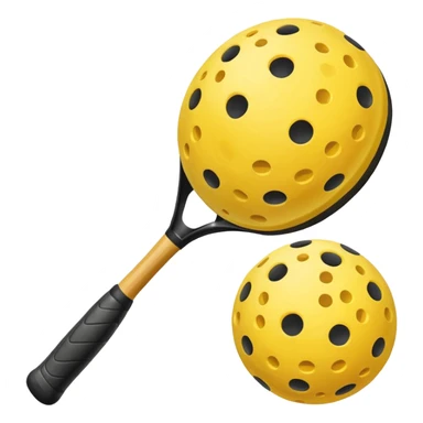 pelota de pickleball sticker