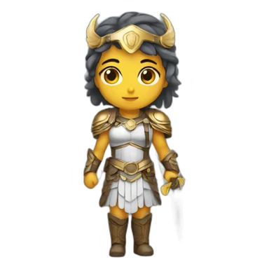 Valkyrie with wings  sticker