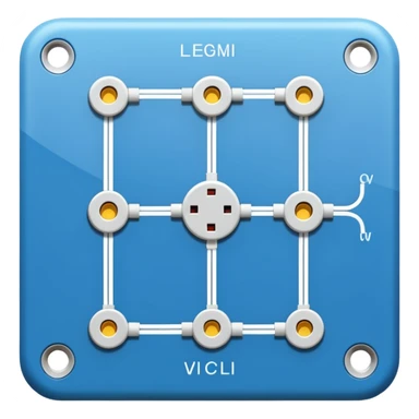 make an elctrical circuit diagram sticker
