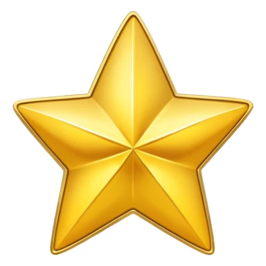 Gold star coin emoji sticker