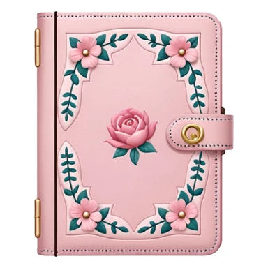 pink diary, coquette, loveshackfancy style  sticker