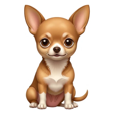 Chihuahua Total brown sticker