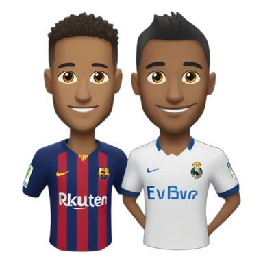 Neymar jr et vini sticker