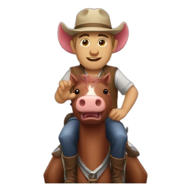 Hog rider sticker