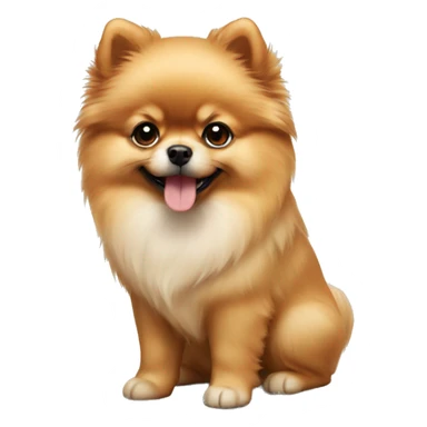Pomeranian puppy sticker
