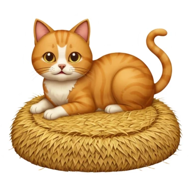 Cat pooping sticker
