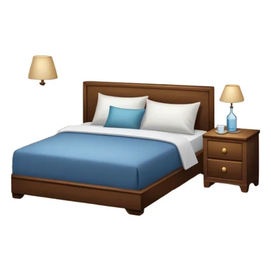 A dimly lit bedroom. The bed is neatly made, and a glass of water sits beside a book on a cozy nightstand. Soft lighting signals a peaceful wind-down, representing the calm and control that comes from reclaiming your evenings. sticker