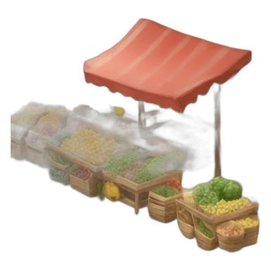 Sylvanian market sticker