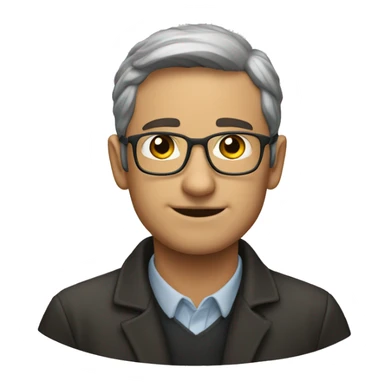 Profesor joven sticker