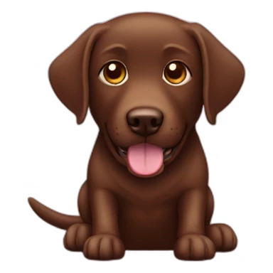 Labrador Retriver chocolate color playing videogames sticker
