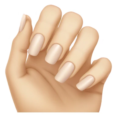 Hand doing okay with nails  sticker