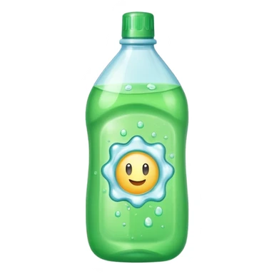 Dishwashing liquid sticker