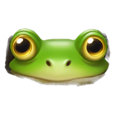 Frog in a nest sticker