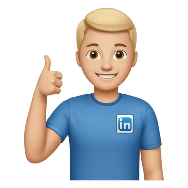 Employee branding emoji, promoting company in websites & linkedIn getting reviews sticker
