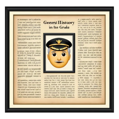 General history 6th grade  sticker
