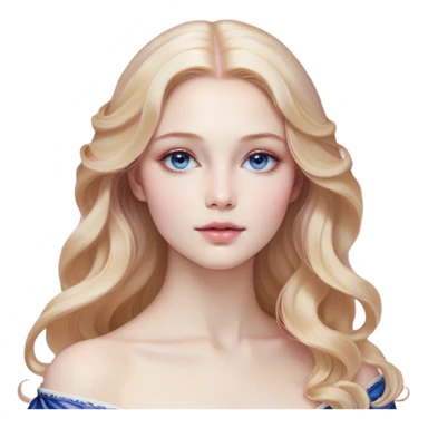 Cinematic Realistic Sleeping Beauty (Aurora) Portrait, with porcelain-like skin featuring a natural rosy flush, illuminated by soft lighting that highlights the gentle contours of her face. Her golden blonde hair flows in soft, detailed waves with subtle highlights that shimmer in the light. Her deep violet-blue eyes radiate warmth and innocence, framed by arched brows and long lashes. With a soft, serene smile, she holds a delicate rose gently in one hand, her other hand resting lightly by her side. She is dressed in her classic pink gown, the fabric rich in texture with delicate folds that catch the light. A golden crown rests atop her head, gleaming with royal refinement. The portrait captures a soft, glowing aura, blending realism with an ethereal sense of beauty and timeless enchantment. sticker