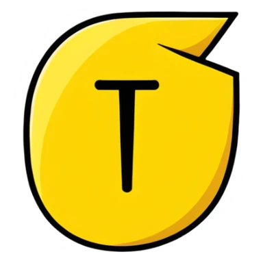 Explanation point sticker