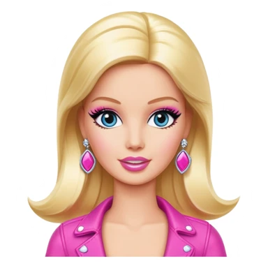 popstar barbie sticker