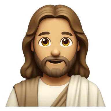 Jesus Christ showing His love sticker