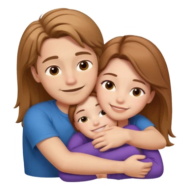 Boy and girl together close relationship cute Laying down hugging sticker