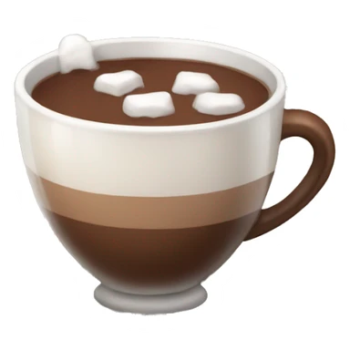 A Cup of hot chocolate  sticker