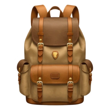  Safari Animal with Backpack  sticker