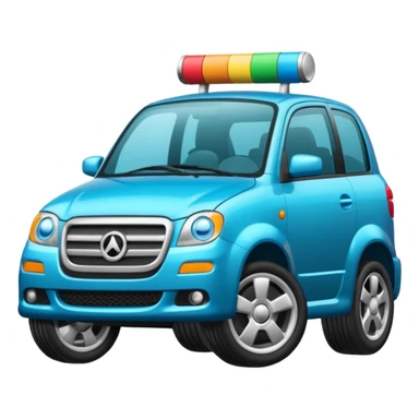 faz um carro de som sticker