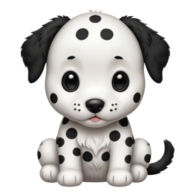 dalmatian puppy sticker