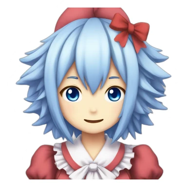cirno touhou sticker