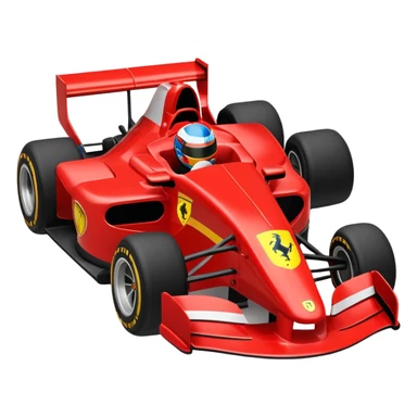 Ferrari F1 kart emoji sticker