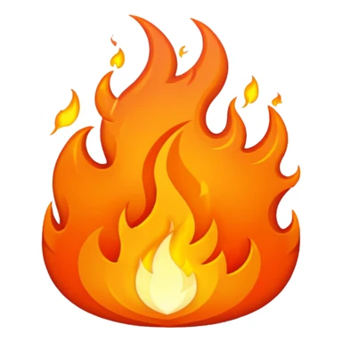 me un fuego pixeleado sticker