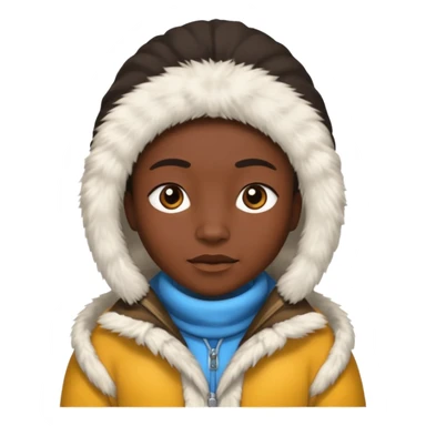 black eskimo  sticker