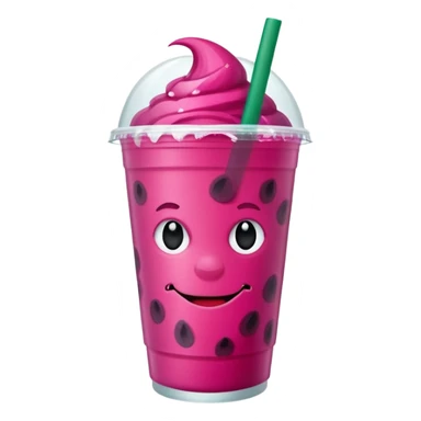 Starbucks dark pink dragonfruit refresher sticker