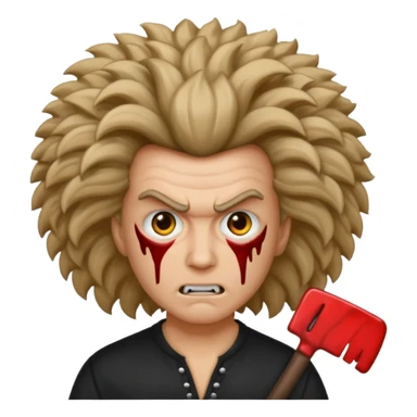 skib skib 67 slasher mad big hair sticker