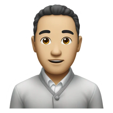 Create an emoji that reminds you of the Korean word ‘사랑해’ (I love you). sticker