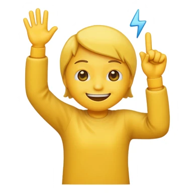 Emoji hitting the dab sticker