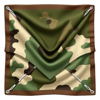 forrest camouflage bandana sticker