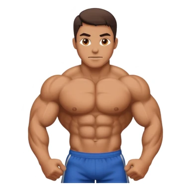 The rock physique sticker