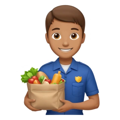 Food Delivery Guy sticker