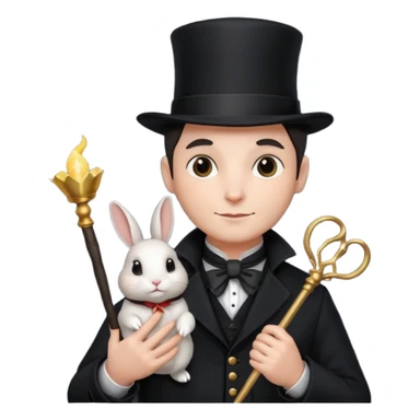 magician and pet sticker
