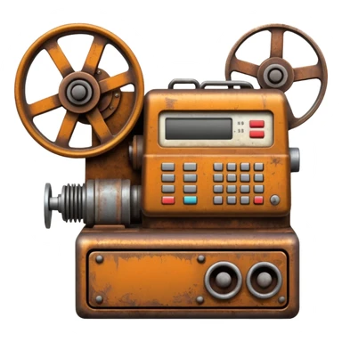 1980s machinery and equipment sticker