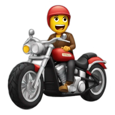 Chopper avec un cigare dans la bouche sticker