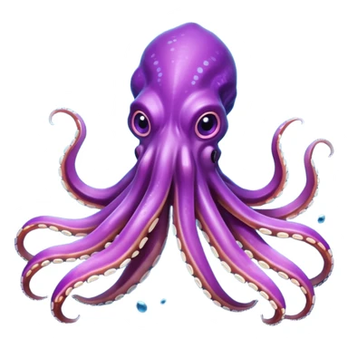 Giant Squid – Huge squid with long curling arms sticker