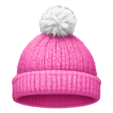 Pink winter hat  sticker