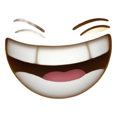 Eye twitching while laughing sticker