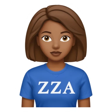 Black woman zeta phi beta sorority sticker