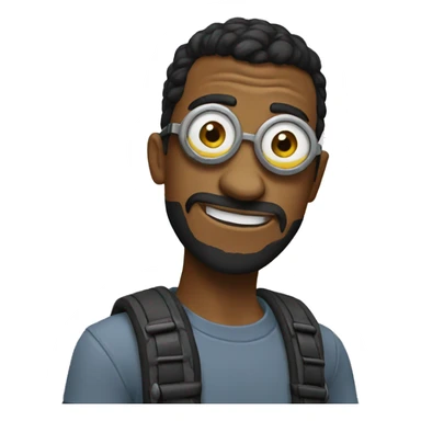 minion-black sticker